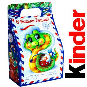 Детский подарок на Новый Год в жестяной упаковке весом 335 грамм по цене 1312 руб в Московском